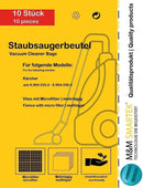 15 Staubsaugerbeutel für Kärcher BV 5/1 BV 5/1 Bp 6.904-335.0 T7/1 T9/1 - 15-staubsaugerbeutel-fur-karcher-bv-5-1-bv-5-1-bp-6-904-335-0-t7-1-t9-1-t10-1 von M&M Smartek®