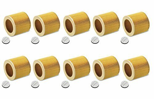 10x Patronen-Filter für Kärcher WD 2 WD 3 WD 3 Premium WD 3 P Extension Kit WD2