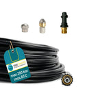 15m Rohrreinigungsschlauch Set 4teilig zur Rohr Rohrreinigung Abfluss Kanalratte - 15m-rohrreinigungsschlauch-set-4teilig-zur-rohr-rohrreinigung-abfluss-kanalratte von M&M Smartek®