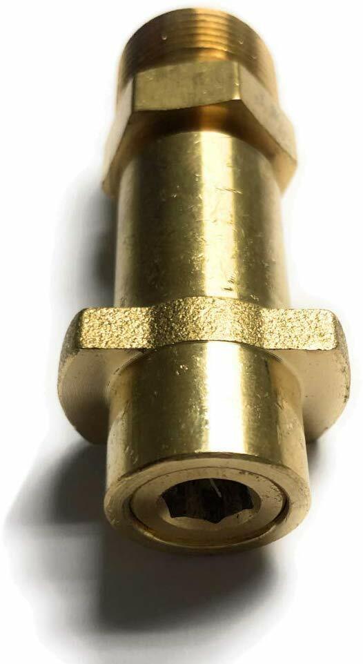 Bajonett Adapter M22 x 1.5 AG Messing für Kärcher K2 bis K7 Home & Garden