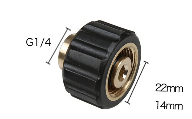 Adapter + nipple for Kärcher for foam lance foam cannon foam nozzle for 1 liter