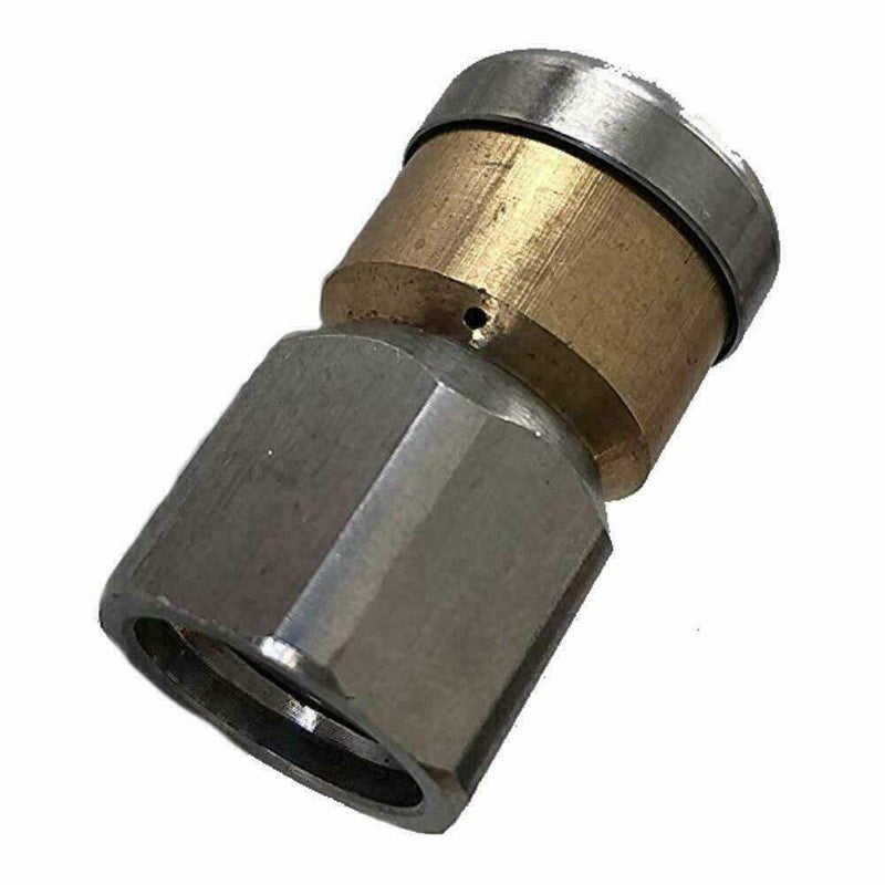 SET pipe cleaning nozzles 2 pieces rotating 1/4" for pipe cleaning hose