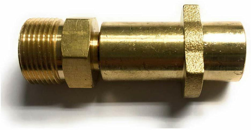 Bajonett Adapter M22 x 1.5 AG Messing für Kärcher K2 bis K7 Home & Garden