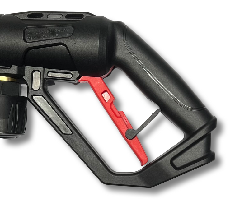 High pressure gun for Kärcher etc. &amp; 6 in 1 nozzle quick coupling click adapter
