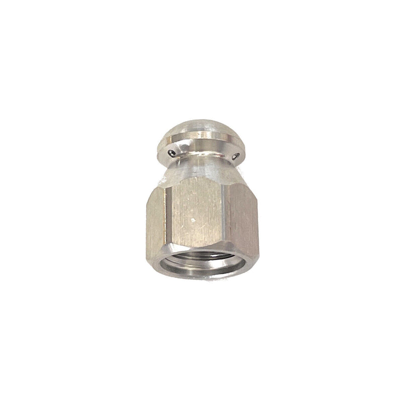Pipe cleaning nozzle SET 2 pieces 1/4" rotating &amp; rigid for pipe cleaning hose