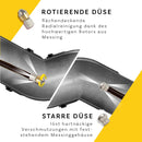 SET spitz Rohrreinigungsdüse 1/4" starr & rotierend Rohrreinigungsschlauch - set-spitz-rohrreinigungsduse-1-4-starr-rotierend-rohrreinigungsschlauch von M&M Smartek®