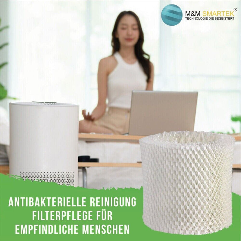 4x replacement air filters for Philips humidifier HU4813/10, HU4813, HU4102/01