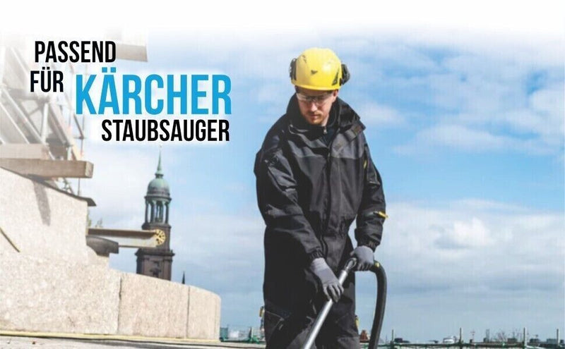 1 filter &amp; 5 vacuum cleaner bags suitable for Kärcher such as 2.889-154.0 NT 30/1 30L