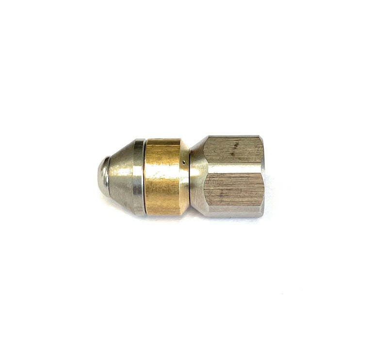 Spitze Rotierende für Kärcher WAP Kränzle Nilfisk Rohrreinigungsdüse 1/4" IG