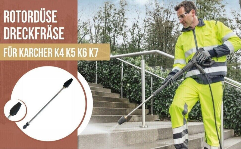 Für Kärcher Dreckfräser K2/K3/K4/K5/K6/K7 170bar Rotordüse Dreckfräse Hochdruck